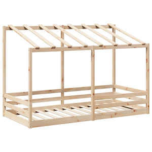 Kinderbett mit Dach 90x200 cm Kiefernholz