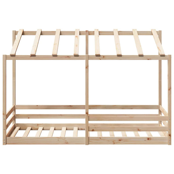 Kinderbett mit Dach 90x200 cm Kiefernholz