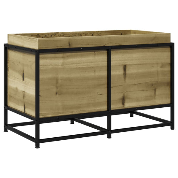 Pflanzkübel Kiefer Holz 80x40x50cm