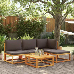 Gartensofa Akazie Holz & Seil