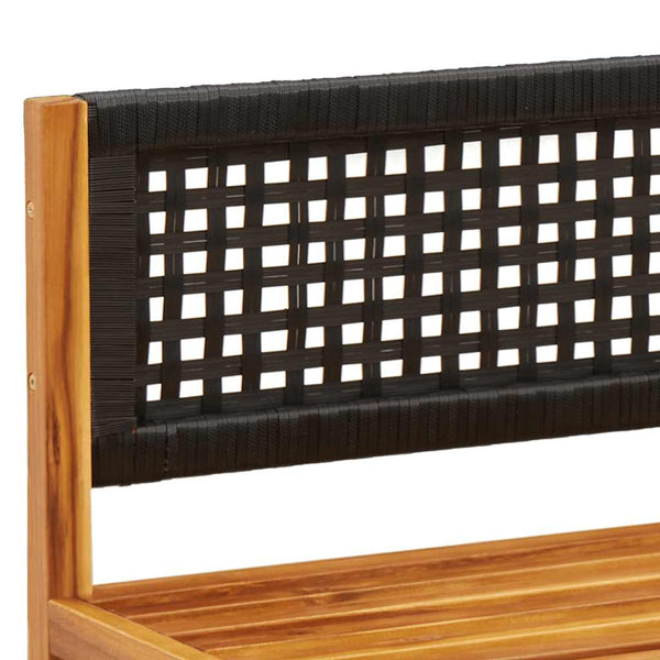 Gartensofa Ecke Akazie & Rattan mit Kissen