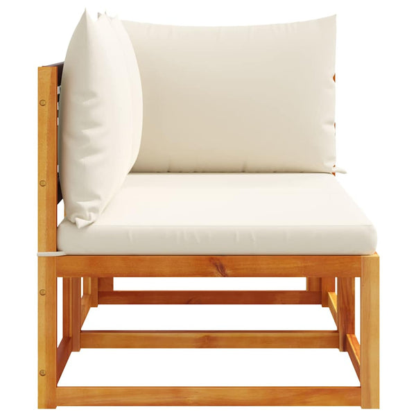 Gartensofa 2-Sitzer Akazie & Rattan