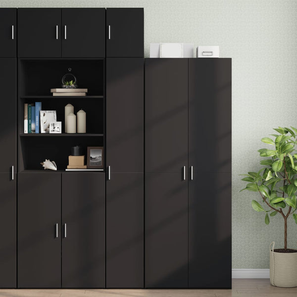 Schwarzer Wandschrank 30x42,5x40cm