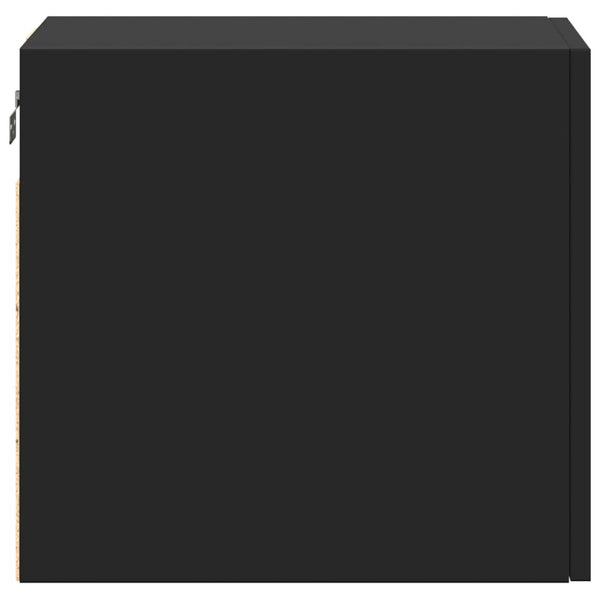 Schwarzer Wandschrank 30x42,5x40cm