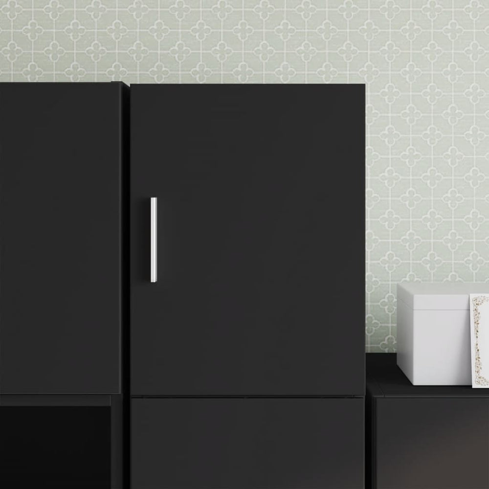 Schwarzer Wandschrank 30x42,5x40cm