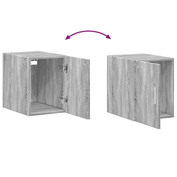 Wandschrank Grau Sonoma 30x42,5x40 cm