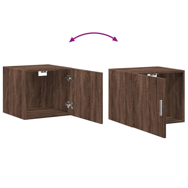 Wandschrank Braun Eichen-Optik 45x42,5x40 cm