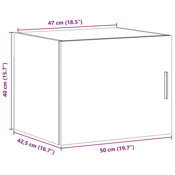 Wandschrank Sonoma Eiche 50x42,5x40 cm