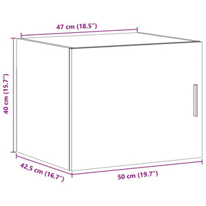 Wandschrank Betongrau 50x42,5x40 cm