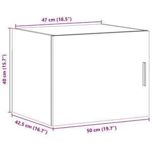 Wandschrank Räuchereiche 50x42,5x40 cm