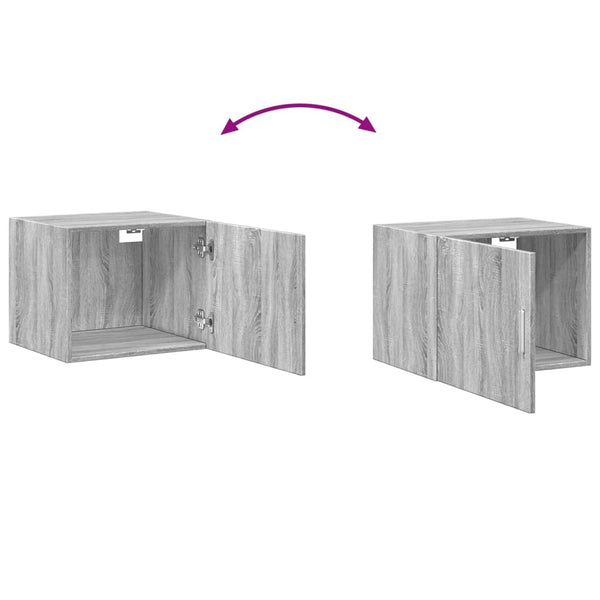 Wandschrank Grau Sonoma 50x42,5x40 cm