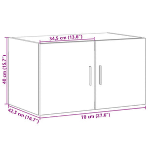 Wandschrank Sonoma Eiche 70x42,5x40 cm