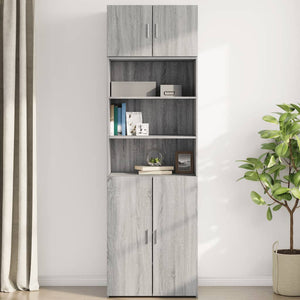 Grauer Wandschrank Sonoma 70x42,5x40 cm