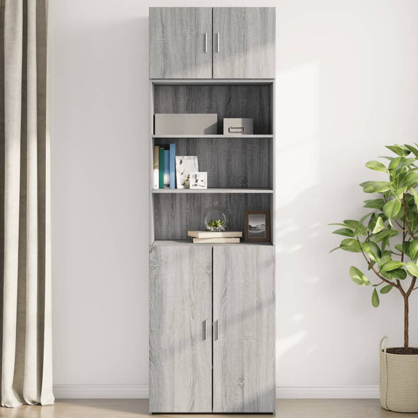 Grauer Wandschrank Sonoma 70x42,5x40 cm