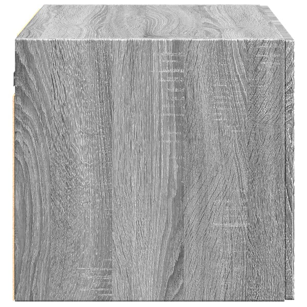 Grauer Wandschrank Sonoma 70x42,5x40 cm