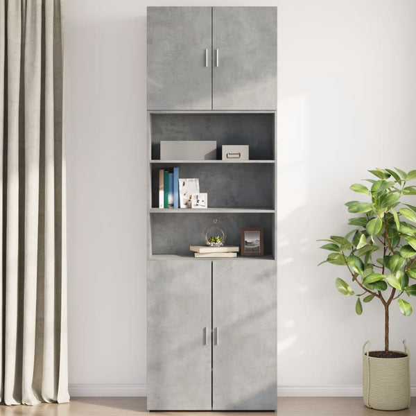 Wandschrank Betongrau 80x42,5x64 cm