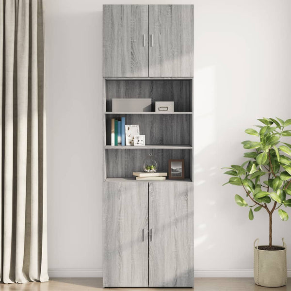 Wandschrank Grau Sonoma 80 cm