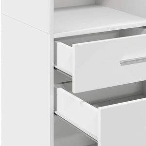 Weißes Highboard 30x42,5x124cm