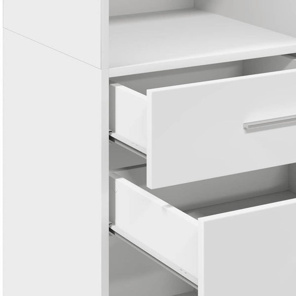 Weißes Highboard 30x42,5x124cm