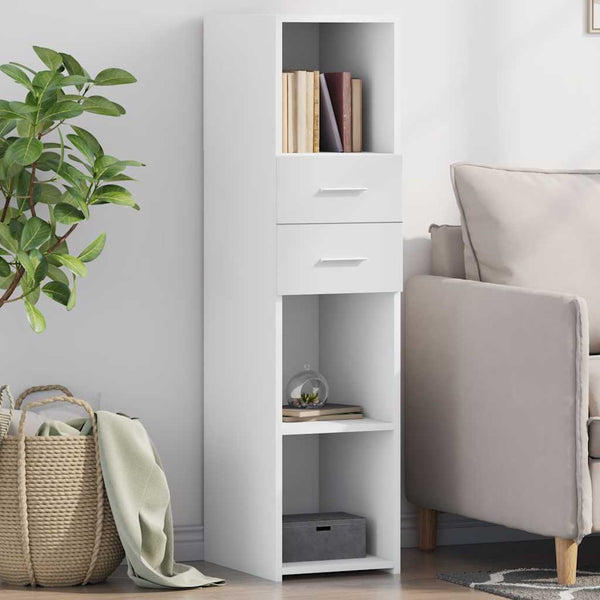 Weißes Highboard 30x42,5x124cm