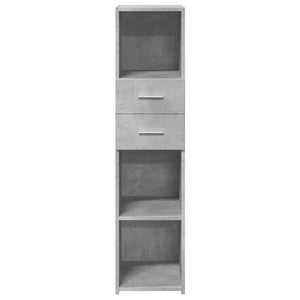 Highboard Betongrau 30x42,5x124 cm