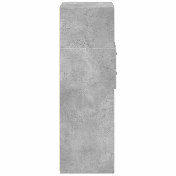 Highboard Betongrau 30x42,5x124 cm