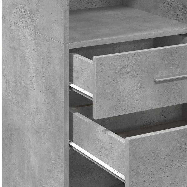 Highboard Betongrau 30x42,5x124 cm