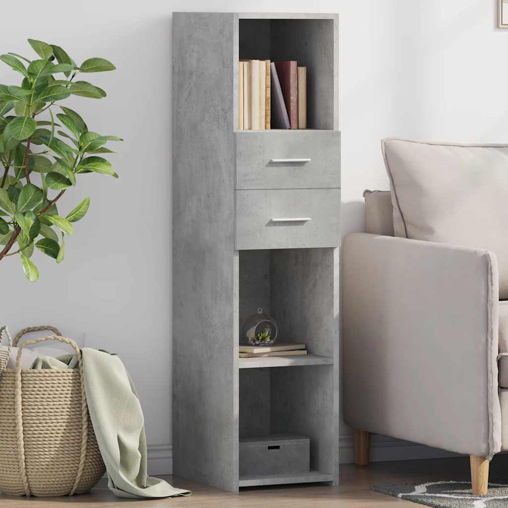 Highboard Betongrau 30x42,5x124 cm
