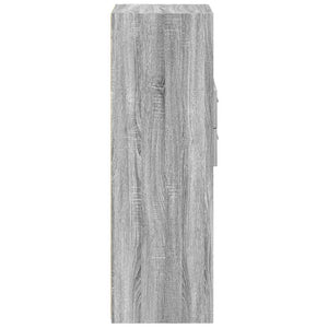 Graues Highboard Sonoma, 30x42,5x124 cm