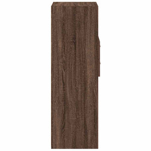 Highboard Braun Eichen-Optik 30x42,5x124 cm