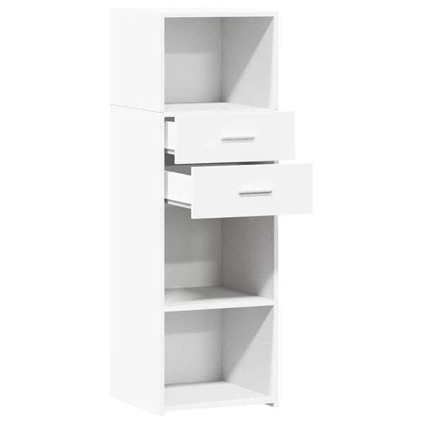 Weißes Highboard 40x42,5x124 cm