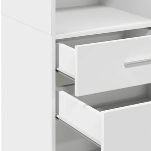Weißes Highboard 40x42,5x124 cm
