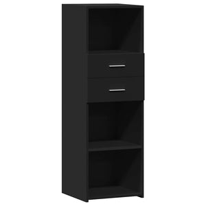 Schwarzes Highboard 40x42,5x124 cm