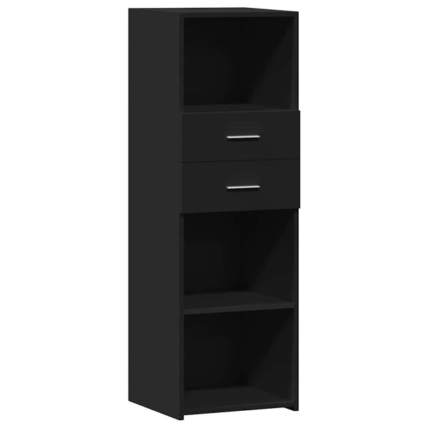 Schwarzes Highboard 40x42,5x124 cm