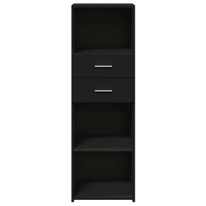 Schwarzes Highboard 40x42,5x124 cm