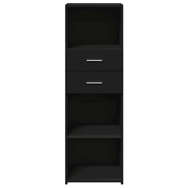 Schwarzes Highboard 40x42,5x124 cm