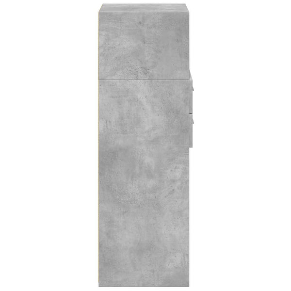 Highboard Betongrau 40x42,5x124 cm