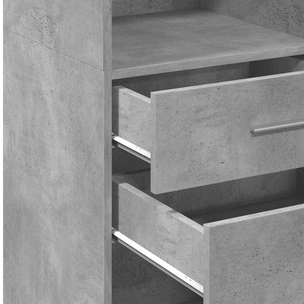 Highboard Betongrau 40x42,5x124 cm
