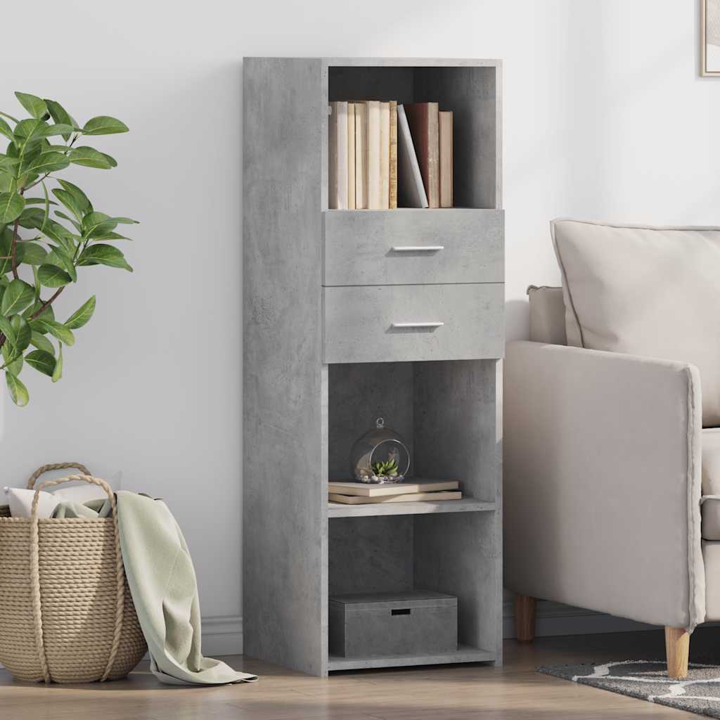 Highboard Betongrau 40x42,5x124 cm