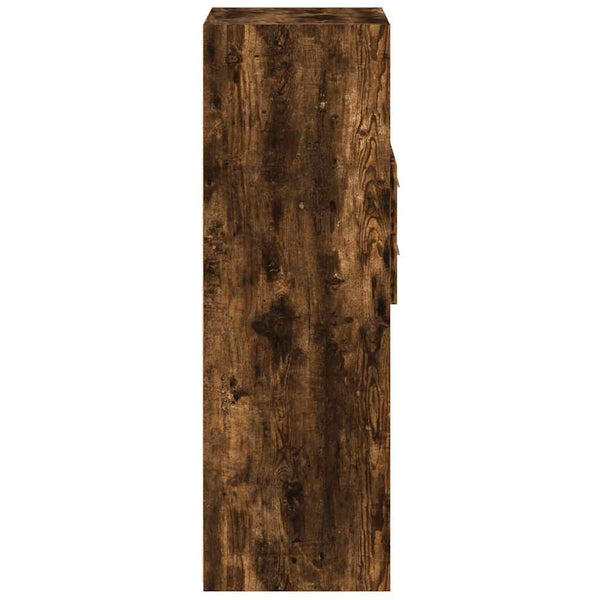Highboard Räuchereiche 40x42,5x124 cm