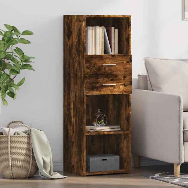 Highboard Räuchereiche 40x42,5x124 cm