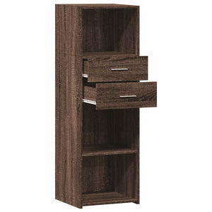 Highboard Braun Eichenoptik, 124 cm