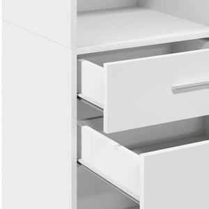 Weißes Highboard 45x42,5x124cm