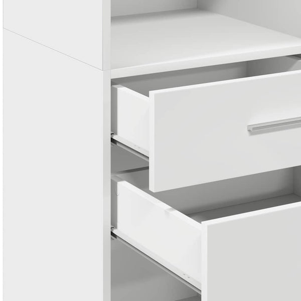 Weißes Highboard 45x42,5x124cm