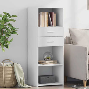 Weißes Highboard 45x42,5x124cm