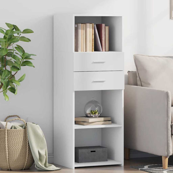 Weißes Highboard 45x42,5x124cm