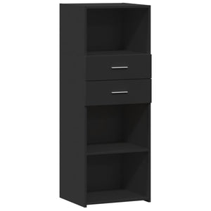 Schwarzes Highboard 45x42,5x124 cm