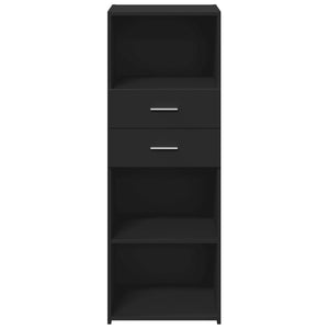 Schwarzes Highboard 45x42,5x124 cm