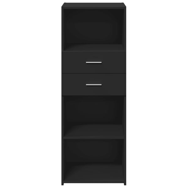 Schwarzes Highboard 45x42,5x124 cm