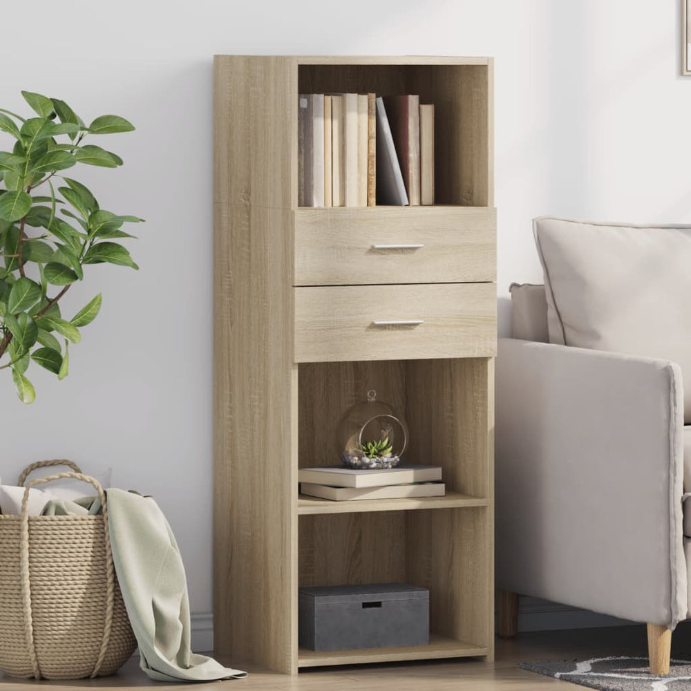 Highboard Sonoma Eiche 45x42,5x124 cm